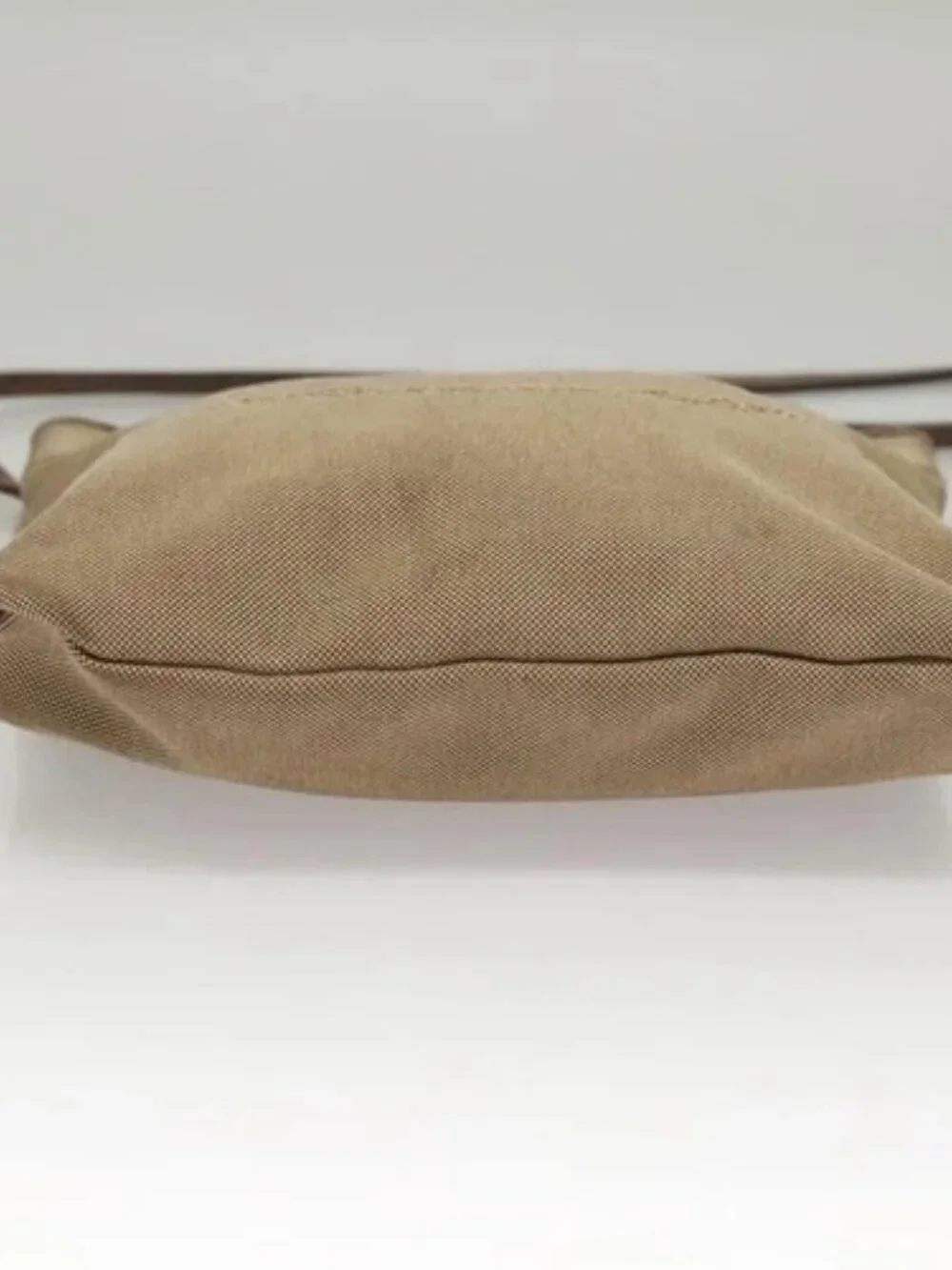 PRADA Shoulder Bag Canvas Beige Auth hk2410 - Picture 5 of 16